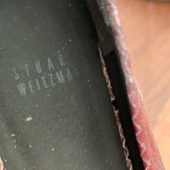 Stuart Weitzman snake skin flats size 12 - Picture 4 of 6